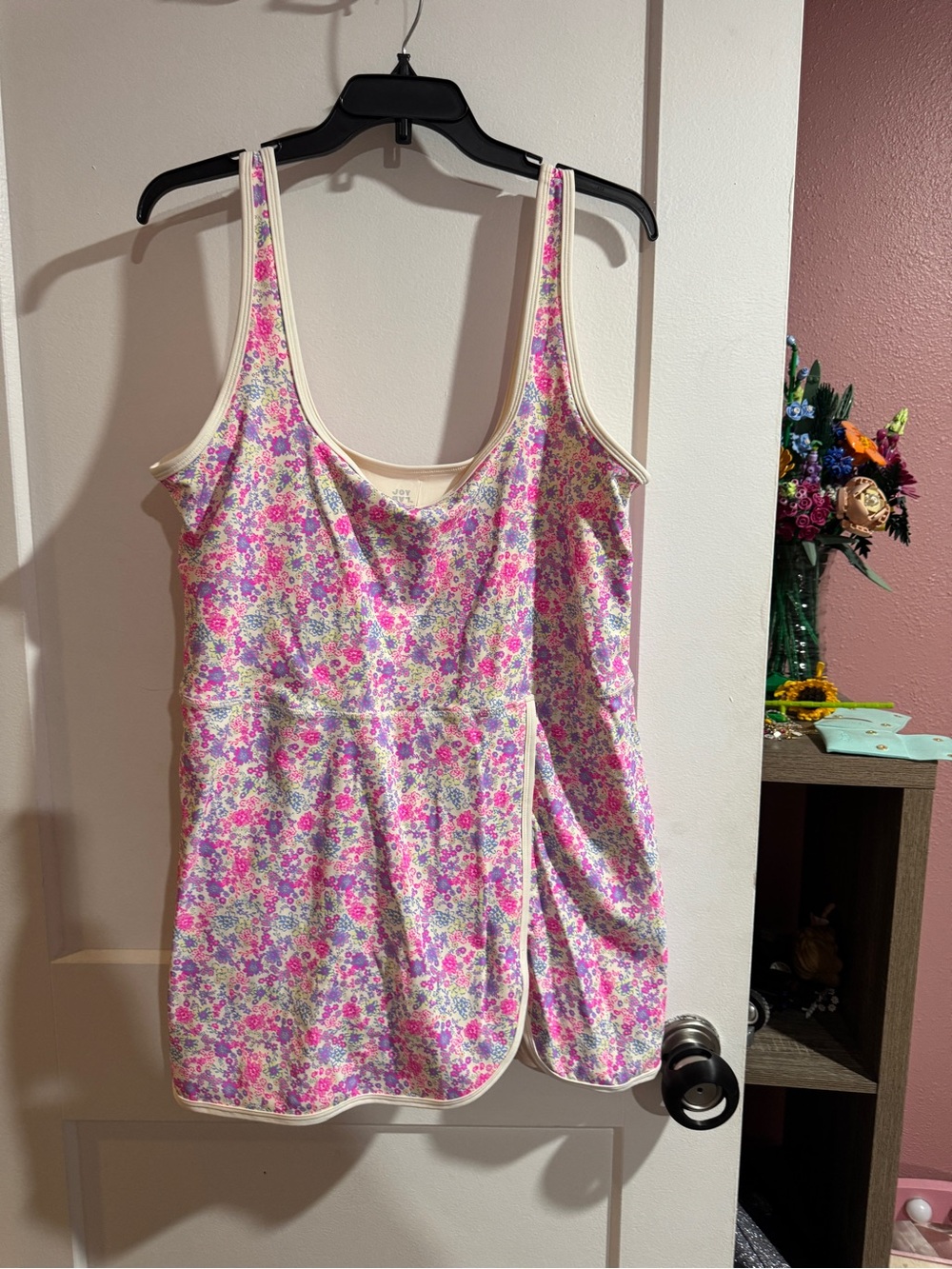 Joylab Floral Tank Dress Romper